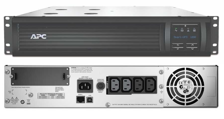 Источник питания UPS (220В) SMT1000RMI2U APC Smart-UPS 1000 ВА