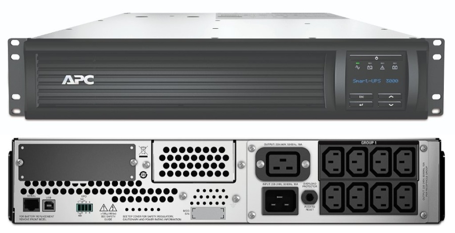 Источник питания UPS (220В) SMT3000RMI2U APC Smart-UPS 3000 ВА