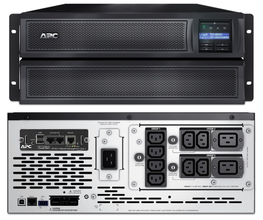 Источник питания UPS (220В) SMX2200HVNC APC Smart-UPS X 2200 ВА