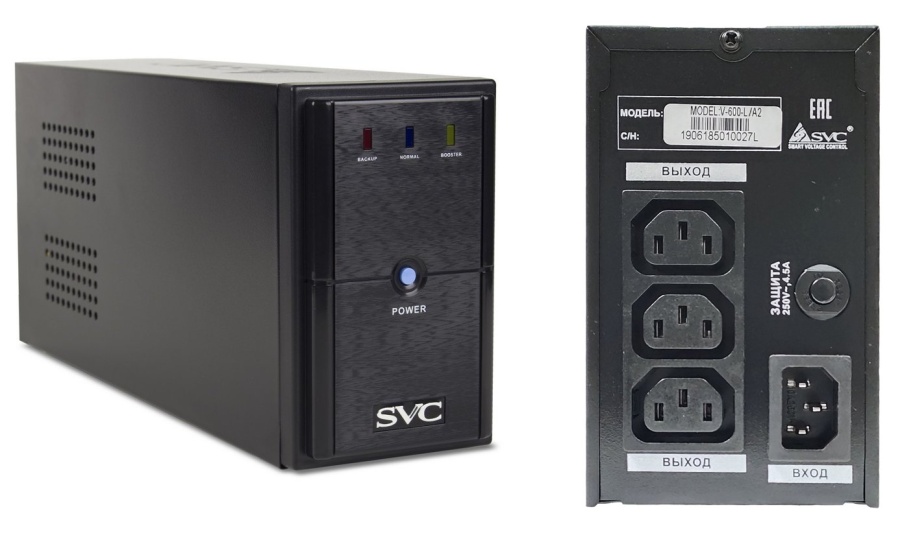 Источник питания UPS (220В) SVC V-600-L/A2