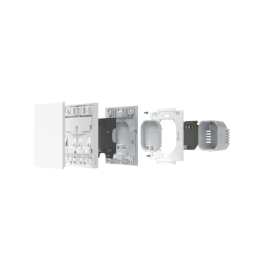 Выключатель одноклавишный без нейтрали | Aqara Smart Wall Switch H1 EU (No Neutral, Single Rocker)