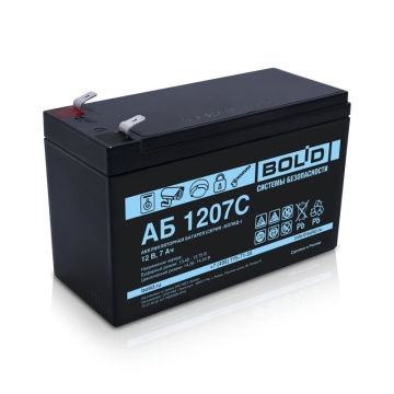 АБ 1207С - Аккумулятор стационарный свинцово-кислотный с регулирующим клапаном