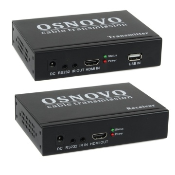 TLN-HiKM2+RLN-HiKM2 - Удлинитель HDMI, ИК-сигнала, 2*USB