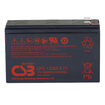 CSB UPS 123606 - Аккумулятор герметичный свинцово-кислотный
