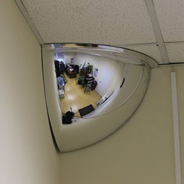 D=600х360 (1/4) - Зеркало купольное потолочное