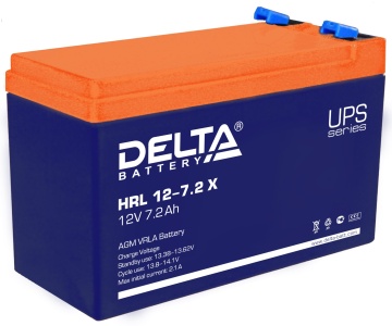 Delta HRL 12-7.2 X - Аккумулятор герметичный свинцово-кислотный