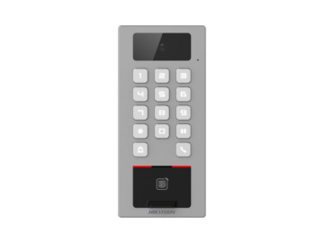 Hikvision DS-K1T502DBFWX-C Терминал доступа с модулем считывания отпечатков пальцев