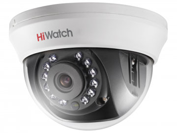 HiWatch DS-T201(B) (2.8мм) - Бюджетная видеокамера мультиформатная купольная
