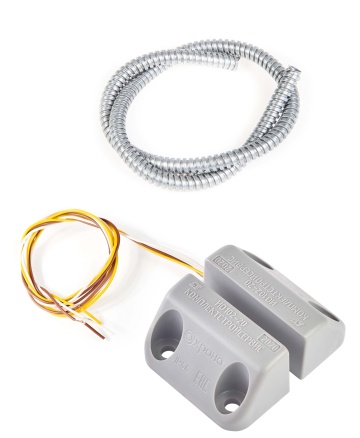 ИО 102-20 Б3П (3) - Извещатель охранный точечный магнитоконтактный, кабель в металлорукаве