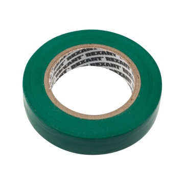 Изолента зеленая ПВХ 15х20х0.13мм (KR-09-2603) - Лента изоляционная