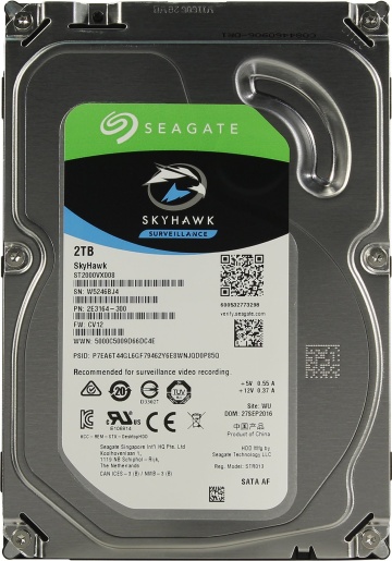 HDD 2000 GB (2 TB) SATA-III SkyHawk (ST2000VX008) - Жесткий диск (HDD) для видеонаблюдения