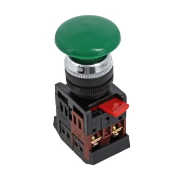 Кнопка AEA-22 "Грибок" зелёный 1з+1р (BBG30-AEA-K06) - Кнопка с фиксацией без подсветки