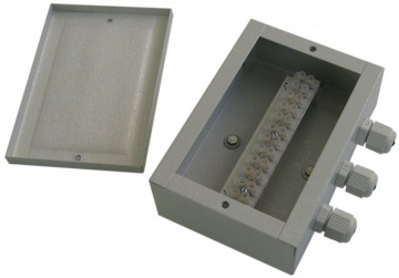 Барьер-КР-М (12 цепей, металл) - Коробка распределительная с гермовводами