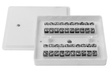 КРТП 10 (КРТП 10х2) - Коробка телефонная распределительная плоская