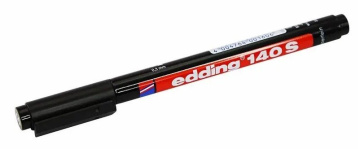 Маркер перманентный Edding-140 S 0.3мм (для пленок и ПВХ) чёрный (09-3995) - Ручка для маркировки