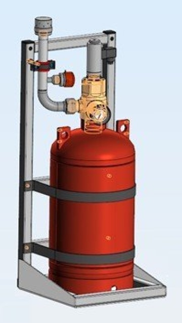 КПМ-20-30-840-01 - Комплект подвесного модуля газового пожаротушения