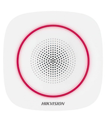AX PRO Hikvision DS-PS1-I-WE Red Indicator - Оповещатель свето-звуковой радиоканальный