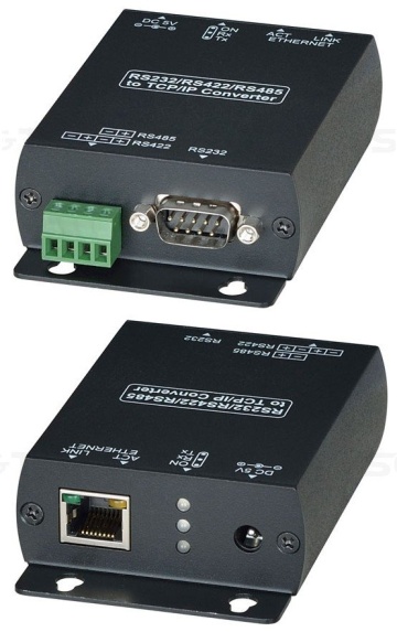 RS007 - Преобразователь интерфейса RS485/RS422/RS232 в Ethernet