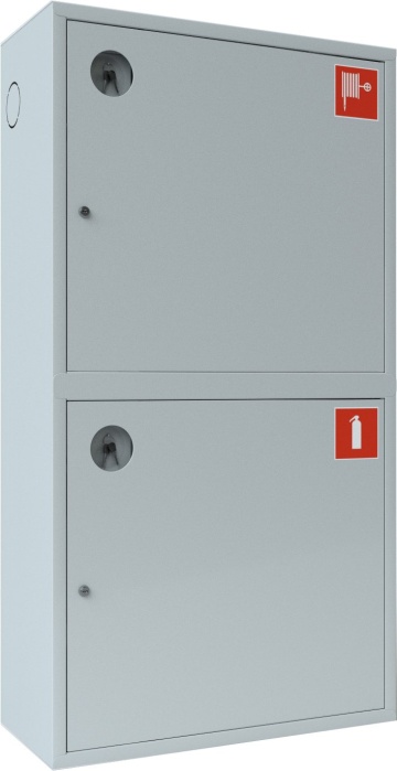 Ш-ПК-О-003Н-12«Т»ЗБ (ПК-320-12НЗБ) - Шкаф пожарный навесной закрытый белый
