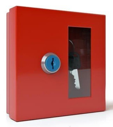 Ключница на 1 ключ (К-01) (красная) - Ключница на 1 ключ