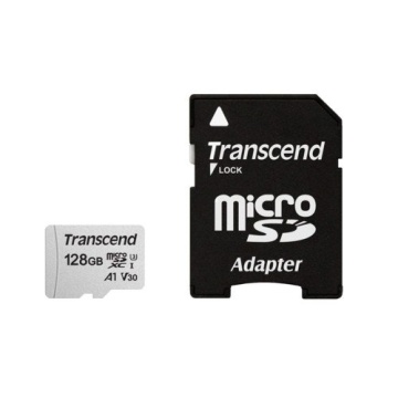 TS128GUSD300S-A - Карта памяти microSDXC, 128 ГБ, Class 10