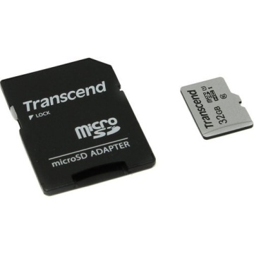 TS32GUSD300S-A - Карта памяти microSDXC, 32 ГБ, Class 10
