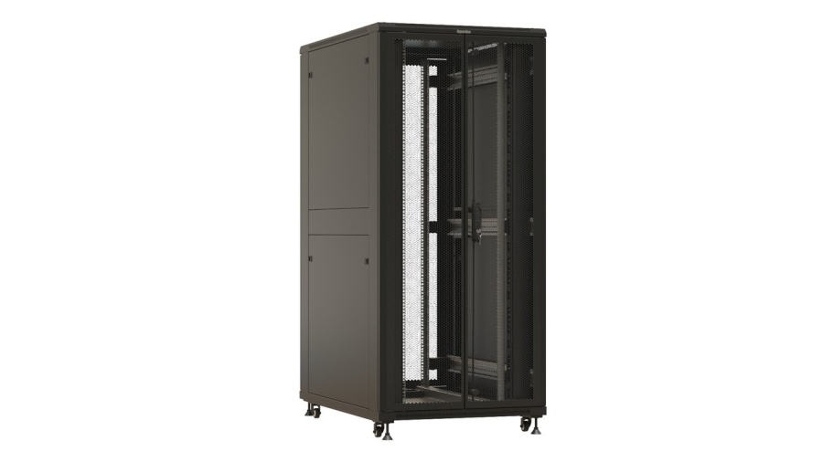 TTBR-3282-DD-RAL9004 - Шкаф телекоммуникационный 19" напольный 32U