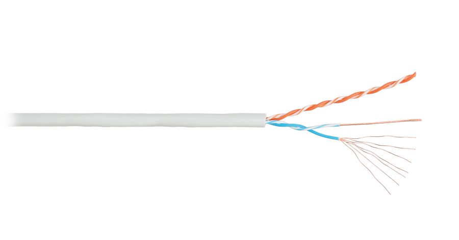 U/UTP 2pair, Cat5, Patch, In, нг(A)-HF (NMC 1110C-GY) - Кабель «витая пара» (LAN) для структурированных систем связи