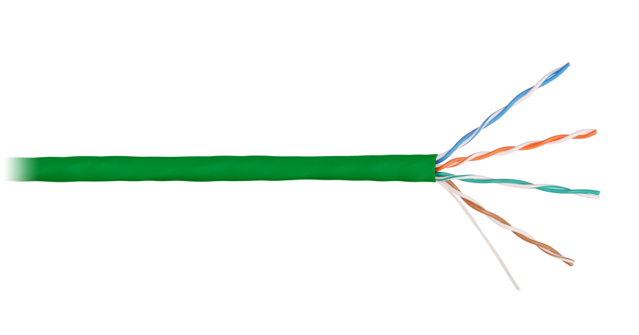 U/UTP 4pair, Cat5e, Solid, In, LSZH (NKL 4100C-GN) - Кабель «витая пара» (LAN) для структурированных систем связи