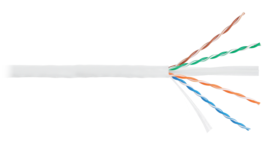 U/UTP 4pair, Cat6, Solid, In, нг(А)-HF (NMC 4140C-WT) - Кабель «витая пара» (LAN) для структурированных систем связи