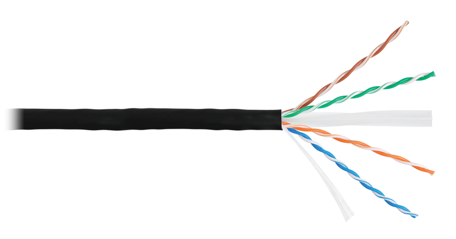 U/UTP 4pair, Cat6, Solid, In/Out, нг(А)-HF (NMC 4140C-BK) - Кабель «витая пара» (LAN) для структурированных систем связи