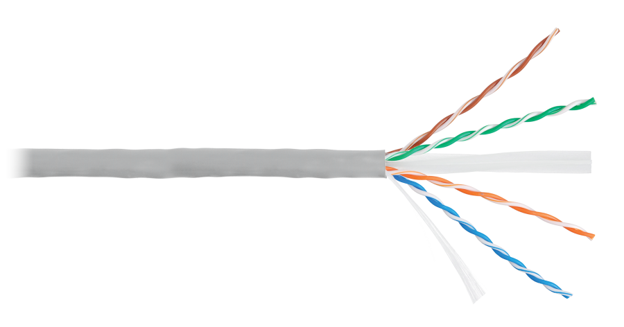 U/UTP 4pair, Cat6, Solid, In, PVC (NMC 2140A-GY) - Кабель «витая пара» (LAN) для структурированных систем связи