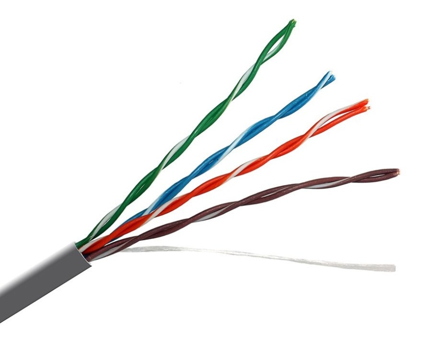 UUTP4-C5E-S24-OUT-PE-BK-100 - Кабель U/UTP 4 пары Cat5e 24AWG, внешний, PE, черный, 100м